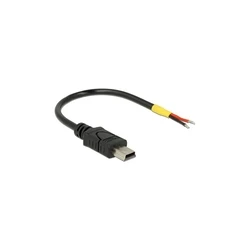 Καλώδιο USB Delock USB Mini-B -> 2x open cable ends power