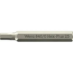 Μύτες Κατσαβιδιού Wera 840 Micro Bits Hex-Plus 2,5 x 30mm