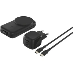 Ασύρματος Φορτιστής Belkin UltraCharge 25W Qi2 magn. 2-in-1 WIZ038kqBK