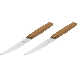 Μαχαίρια Κουζίνας Victorinox Swiss Modern Steak Set Walnut Wood 2 pcs.
