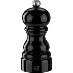 Μύλος Μπαχαρικών Peugeot Paris salt 12 cm beech wood Black lacquered