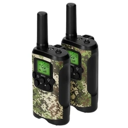 Παιδικά Walkie Talkie Alecto of 2 for Kids, range 7 km, camouflage