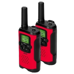 Παιδικά Walkie Talkie Alecto of 2 for Kids, range 7 km, red/Black