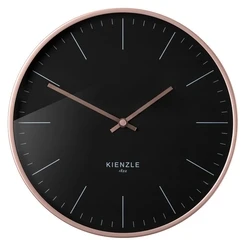 Ρολόι Τοίχου Kienzle DCF Radio-Control. Modern 25cm rose gold/blk.