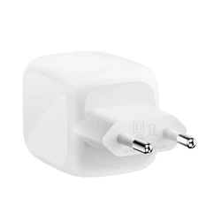 Φορτιστής Πρίζας Belkin Dual USB-C 37W PD + PPS ,White WCH020kqWH