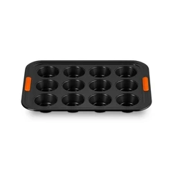 Φόρμα Ζαχαροπλαστικής Le Creuset Muffin Tin Carbon Steel Non-Stick 12pcs