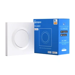 Sonoff MINIR4M-E Διακόπτης Τοίχου Wi-Fi Μονός με Πλαίσιο Λευκός
