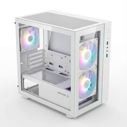 Κουτί Υπολογιστή Deepcool CG330 3F WH Micro ATX Mini White