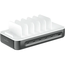 Φορτιστής Πρίζας 4Smarts Team 100W 5C/1A inkl. 6x spaceGray