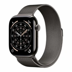 Smartwatch Apple Watch Series 11 GPS + Cellular 46mm Slate Titanium with Slate Milanese - S/M