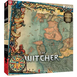 Παζλ Cenega Good Loot The Witcher: Northern Kingdom Map Jigsaw 1000 pc(s)