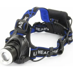 Φακός Esperanza EOT005 Black, Blue Headband LED