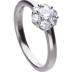 Γυναικείο Δαχτυλίδι Diamonfire 6117301582165 (16,5) από Ασήμι Grey
