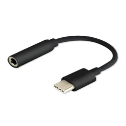 Αντάπτορας USB Savio Type 3.1 C (M) Jack 3.5mm (F) Audio adapter Black AK-35/B