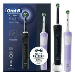Ηλεκτρική Οδοντόβουρτσα Oral-B Vitality Pro D103 Duo Black/Purple