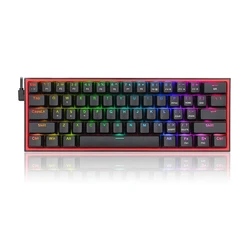 Gaming Πληκτρολόγιο Redragon K617 Fizz RGB Black