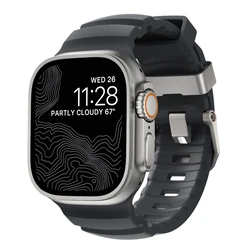 Λουράκι Nomad Rocky Point for Apple Watch 46mm/49mm Black-Silver
