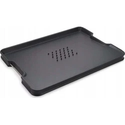 Επιφάνεια Κοπής Joseph Joseph Cut&Carve Plus Double-sided L Black