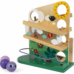 Βρεφικό Παιχνίδι Janod Wooden ball track Caterpillar J08055