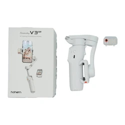 Hohem iSteady V3 Ultra Gimbal Κινητού 3-Αξόνων Λευκό - 9 ώρες