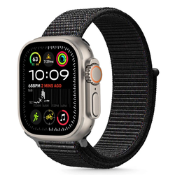 Tech-Protect Nylon Apple Watch 6 / 7 / 8 / 9 / 10 / SE / Ultra 1 / 2 44/45/46/49mm Black