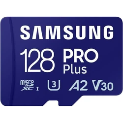Κάρτα Μνήμης microSDXC 128GB Samsung Pro PLUS UHS-I U3 [Write 130MB/s Read 180MB/s] 2023
