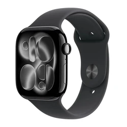 Smartwach Apple Watch Series 11 GPS 46mm Jet Black Aluminum / Black Sport Band - S/M