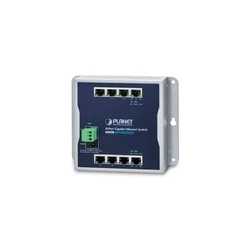 Network Switch Planet Industrial 8-Port 10/100/1000T Wall-mount