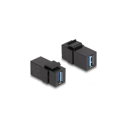 Αξεσουάρ Δικτύου Delock Keystone Modul USB 3.0 A Female to USB 3.0 A Female