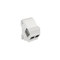 Αξεσουάρ Δικτύου Delock Keystone mounting bracket for DIN rails 180°