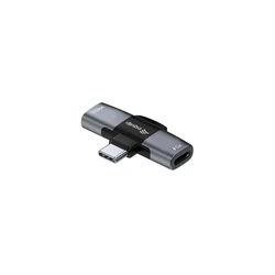 Αντάπτορας Equip USB-C->2xUSB-C 10Gbps PD 100W Alu.