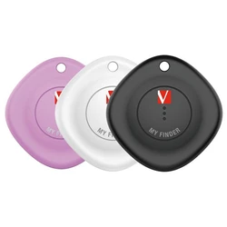 Bluetooth Tracker Verbatim MYF-03 My Finder Item Finder 3 pack B/W/P