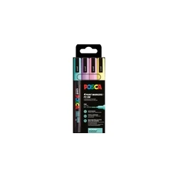 Μαρκαδόροι Posca Marker UNI PC-3M set of 4 Soft Colo