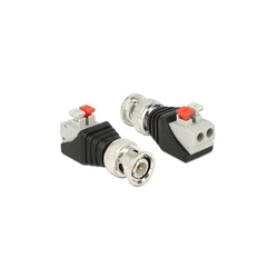 Αντάπτορας Delock Terminalblock 2Pin -> BNC Stecker