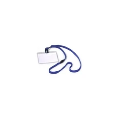 Είδη Συνεδρίου Durable Name Badge Textilband 10 6x9cm 10er Pck Blue