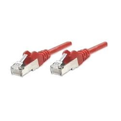 Καλώδιο Δικτύου Intellinet RJ45 SF/UTP Cat5e 7.5m Lever Protection Red