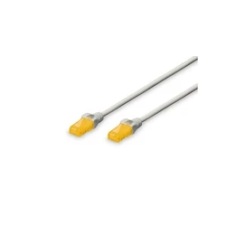 Καλώδιο Δικτύου Digitus RJ45 U/UTP Cat6A 2.00m grey without lever cover, polybag