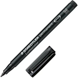 Μαρκαδόροι Staedtler foil pen Lumocolor perm M Black 10 pieces