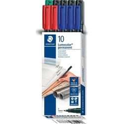 Μαρκαδόροι Staedtler Universalstift Lumocolor F perm 10 pieces, folding box