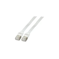 Καλώδιο Δικτύου EFB RJ45 flat U/FTP Cat.6A PVC 0.15m White