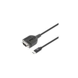 Καλώδιο Manhattan USB-C on Seriell DB9/RS232 Adapter PL2303GT 1m