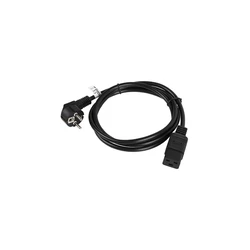 Καλώδιο Lanberg power cable-Extension CEE 7/7->IEC 320 C19 1,8m VDE