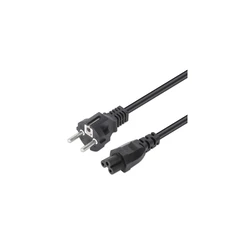 Καλώδιο Manhattan power cable C5 on protective contact 3m Black