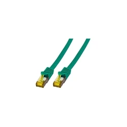 Καλώδιο Δικτύου EFB RJ45 S/FTP Cat.6A LSZH Cat.7 Rohk. 1.50m Green