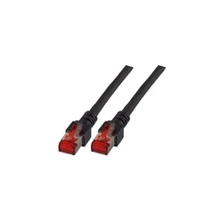 Καλώδιο Δικτύου EFB RJ45 S/FTP Cat.6A LSZH 0.15m Black