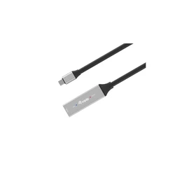 Καλώδιο Equip USB-C3.2->C Gen1 Akt.Erweit.Male/Female 10.00m Black