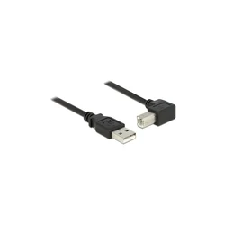 Καλώδιο Delock USB A -> B 90° St/St 2.00m Black