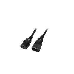 Καλώδιο EFB Cold Device Loss C14 180°-C13 180°,sw,1.0m,3x0.75mm