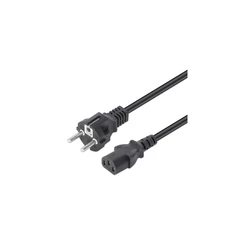 Καλώδιο Manhattan power cable C13 on protective contact 3m Black
