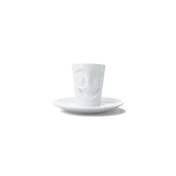 Κούπα FiftyEight Espresso Mug with handle 80ml - Funny White